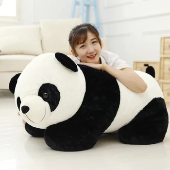 70cm Kawaii Baby Rasva Giant Panda Bear Lühike Palus topis Nukk Loomade Mänguasi Padi Cartoon Kawaii Nukud Tüdrukud Väljavalitu Kingitused