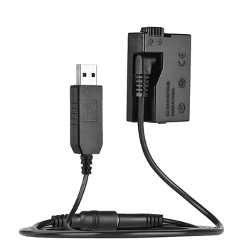 Top Tegeleb DR-E8 Dummy Aku DC Power Bank USB-Adapteri abil Asendaja LP-E8, Canon EOS 550D 600D 650D PEEGELKAAMERA Camer 0
