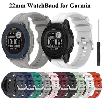 22mm WatchBand eest Garmin Forerunner 955 945 935 instinkt fenix6 fenix5 Silikoon Smart Watch Band Väljas Sport Randmepaela