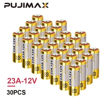 PUJIMAX 12V A23 Ultra Alkaline Patarei 30PCS L1028 MN21 8F10R Kui Kuiva elemendiga Patareid Uksekell Auto Alarm puldiga