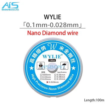 Suure täpsusega Nano-Diamond traat Volfram Legeerterasest Traat LCD Ekraan Kütte Eraldaja Lõikamine, Joone, Samsung, Huawei ja iPhone