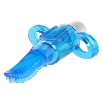 Tõeline Keele vibraator Oral sex mänguasjad paarid Sõrme Vibreeriv Kliitori Stimuleerimiseks tupe massaaž G Spot Köniinsä Sugu Mänguasjad 0