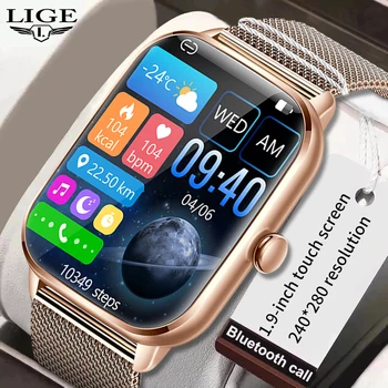 LIGE 2023 Naiste Smart Watch Mehed 1.9 Tolline Full Touch Käevõru Multiple Sport Kellad Veekindel Kõne Mehed Smartwatch Daamid 0