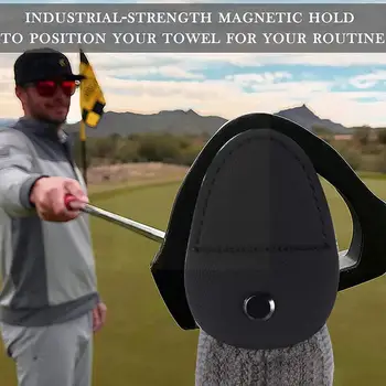 Magnet Golf Vahvel Microfiber Lapiga Kinni See Golf Cart Või Klubid Tugev Hoidke golfiautod või Klubid R3N4 0