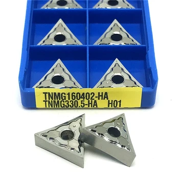 TNMG160402 HA H01 kõrge kvaliteedi Välise Toite Karbiid Vahend, Paigalda Alumiinium Vask Vahend TNMG 160402 lathe tools keerates lisa