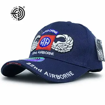 Uus 82nd Õhus Armee Mütsid Taktikaline Baseball Cap Casual Meeste Õues Jahindus Džungel Müts Airsoft Matkamine Casquette Mütsid Unisex