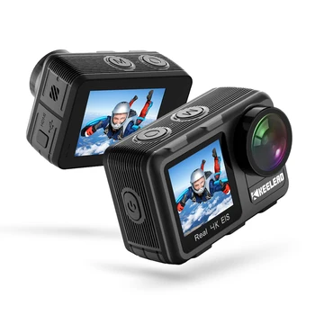 Algne KEELEAD K80 4K 60FPS 20MP WiFi Action Kaamera 2-tolline Puutetundlik EIS 2.4 G 1080P Veebikaamera Veekindel Sport Vlog Cam