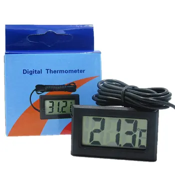 LCD Digitaalne Termomeeter Ilma Aku Külmik, Mini-Sise Termomeeter Väljas Elektroonilise Termomeetri Andur