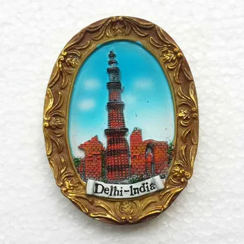 India 3D New Delhi Kuta riie tower külmkapimagneteid 8x6x1cm