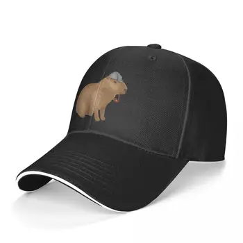 Capybara Baseball Cap Sherlock capybara Kpop Pesapalli Müts Mood Polüester Naiste Vintage Logo Kork