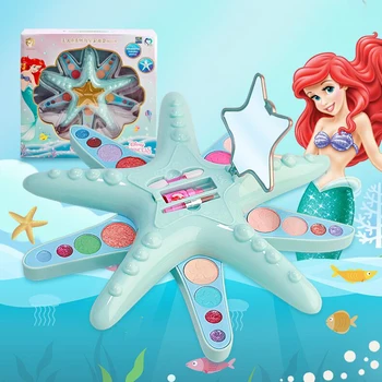 Disney tüdrukute Printsess Merineitsi tõeline Meik Kasti tüdrukud Kosmeetikatoodete, Mänguasjade käekott Lahustuva Meik kingitus, mänguasjad