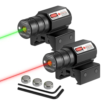 Taktikaline Red Dot Laser Silmist Reguleerimisala Reguleeritav 11mm 20mm Picatinny Rail Mount Püss Püstol Airsoft Jahi Relv Tarvikud