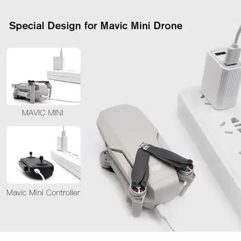 Mavic Mini Undamine 3.0 Kiire Laadija Adapter Dual USB-kiirlaadimine Koos 1M QC Kaabel DJI Mavic Mini ja Töötleja Tarvikud