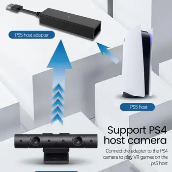 Kaasaskantav USB3.0 PS VR Et PS5 Kaabel Adapter VR Pistik Mini Kaamera Adapter For Playstation 5 PS4 Mängukonsool Kiire Kohaletoimetamine