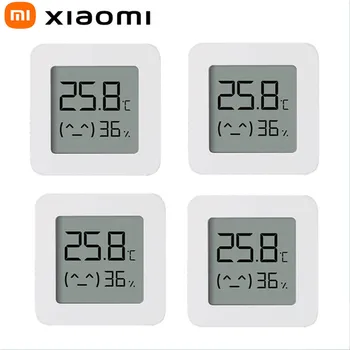 XIAOMI Mijia Bluetooth Termomeeter 2 LCD Ekraani Niiskuse Ühilduva Traadita Smart Temperatuuri ja Niiskuse Andur Ilma Aku