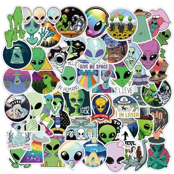 10/30/50TK Välismaalaste UFO Kosmoses Graffiti Kleebised Cartoon Kleebised Kids Mänguasi DIY Sülearvuti Pagasi Kitarr Telefon Bike Auto Kleebis 0