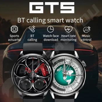GT5 Smart Watch Mehed Kõnele Vastamine Sport Tracker Traadita Laadimise NFC Naiste Smartwatch Kingitus Android, iOS PK GT3 Pro