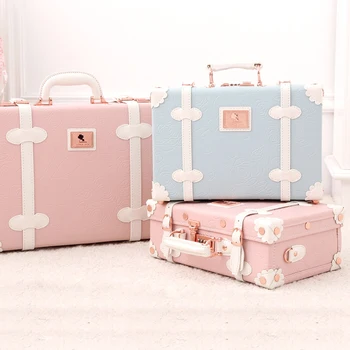 Retro mini kohver kohver pulm kingitus kasti kosmeetika kasti parooli kasti mahajätmise korral