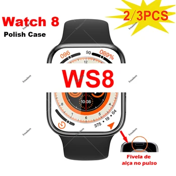 Smart Watch Seeria 8 WS8 Smartwatch Mehed 2,0 Tolline Ere NFC Kiip Traadita Laadimise IP68 Veekindel Fitness Tracker PK W28 Pro