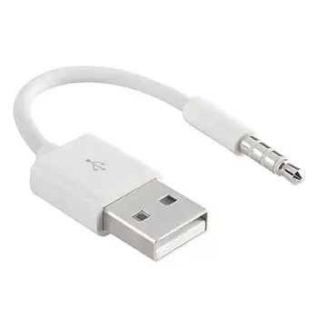 USB-Lühike Laadija Data SYNC Kaabel, 3,5 mm Jack Adapter Aku Juhe Line Apple ipod shuffle 3rd 4th 5th 6th 4/5/6 MP3 Mängija