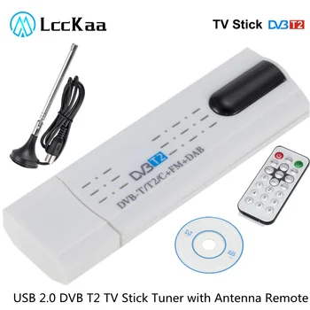 LccKaa Digital satellite DVB T2 USB TV Pulk Tuuneri antenni Remote HD USB TV Vastuvõtja (DVB-T2/DVB-T/DVB-C/FM/DAB USB TV Pulk