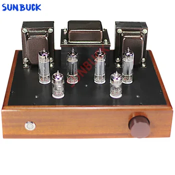 Sunbuck Viide Dynaco 12AX7 Push 6P14 EL84 Push-Pull Vacuum Tube Amplifier 2.0 Stereo, 10W Vacuum Tube Amplifier DIY Audio Kit
