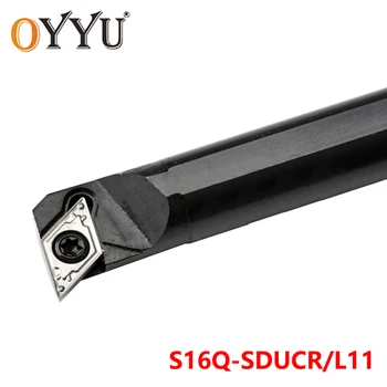 OYYU S16Q-SDUCR11 Sise Keerates Tööriista Omanik CNC Karbiid Lisab Varre Igav Baar S16Q-SDUCL11 kasutada DCMT11