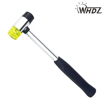 WHDZ 25mm Topelt Nägu, Pehme Puudutage Kummist Haamer Eest Multifunktsionaalne käsi tööriist kõvast plastikust ja Mitte Tõsta Plastikust Käepide Ideaalne vahend