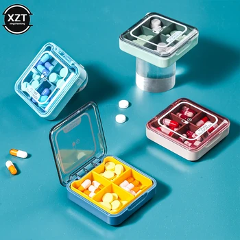 Kaasaskantav Mini Pill Box Loobuda, Pill Kasti Väljas Meditsiini, Tervise-Reisi Üks Nädal Plastikust Konteiner Ladustamise Kasti Tarvikud