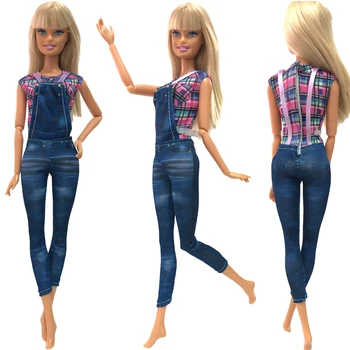 NK Uusim Mannekeeni Kleit, Käsitöö peorõivad Top Fashion Teksad Barbie Üllas Nukk Parim Laps Tüdrukud'Gift 278 DZ