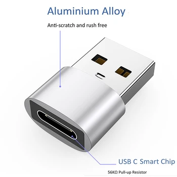 USB 3.0 Type-C-OTG Kuupäev Adapter Usb-C (Meeste C-Tüüpi Otg Laadija Converter TYPEC Naine, Et USB-Mees 2.0 Mobiiltelefoni Laadimine
