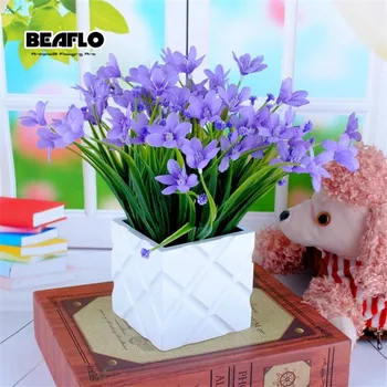 1Bunch Kunstlik Plastikust Lill Orhidee Taime Võltsitud Siidist Pulm Lill Korra Pulmas Kodu Kaunistamiseks