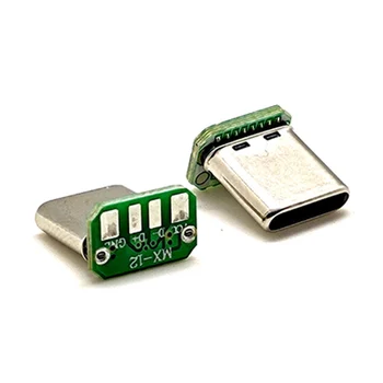 5-10tk Micro-USB-Pistiku Tüüp C C-TÜÜPI mees vertikaalne mount 16Pin andmed koos PCB pardal USB juhatuse mees 0