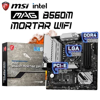 LGA 1200 MSI MAG B560M MÖRDI WIFI Mängude Emaplaadi Toetus 10./11-Gen Intel CPU 1200 Intel B560 Emaplaadi DDR4 M. 2 128GB