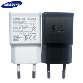 Originaal Samsung EP-TA200 ELI ja USA Kiire Laadija Kiire Travel Adapter Galaxy S10 S9 S8 S7 S6 Edge Pluss J5 J7 J3 Lisa 9 8 7 5 3 0
