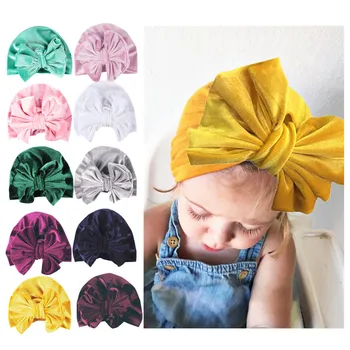 Mood beebi müts Tahke Turban a headscarf tüdruk, Elastne mütsid Tüdrukud 8 stiilis beebimüts kikilips baby Infant Tarvikud