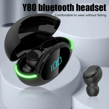 Y80 TWS Traadita Bluetooth-Peakomplektid Touch Control LED-Ekraan, Kõrvaklapid, mille Mic Fone Kõrvaklapid Air Pro Earbuds Nutitelefonidele 0