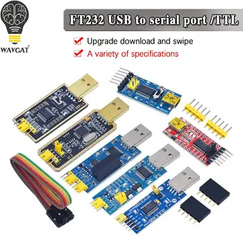 WAVGAT FT232RL FTDI USB 3.3 V 5.5 V TTL Serial Adapter Moodul Arduino FT232 Mini Port.Osta hea kvaliteediga Palun vali mind