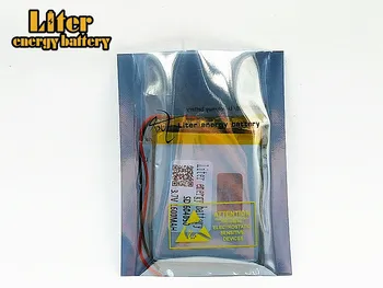3.7 V 1600mAh 604050 Liitium-Polümeer Li-Po Akut Li rakkude Mänguasi MP3 MP4 MP5 GPS Power Bank Kõlar Tablett DIY 0