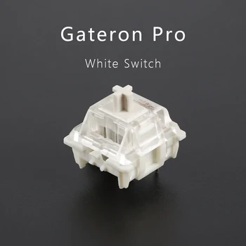 Gateron G Pro Valge Kahe-astmeline Lüliti Lülitab 3-pin RGB,Lineaarne Lüliti Tehase Määrimine Lüliti Mehaaniline Klaviatuur