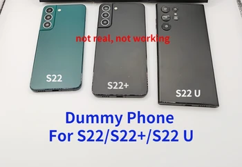 Ei ole Päris 1:1 Võlts Samsung S22/S22+/S22 Ultra Dummy Telefoni Mudel Telefoni Ekraani S22 Ultra S22 pluss S22 must ekraan koos logo