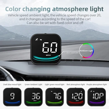 G4 Head Up Display LED Auto Spidomeeter Smart Digital Äratus, Meeldetuletus, GPS HUD Autode Lisavarustus Universaalne Kõikidele Auto