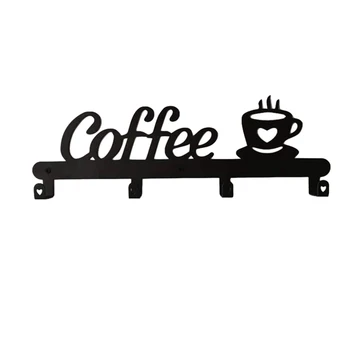 Kohvi Kruus Omanik Seinale Paigaldatud(4 Nagi),Köögi-ja kohvibaar Decor Märk,Kohvi Kruus Riidepuud Ekraan ja Korraldaja