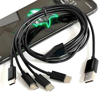 1m 3ft 4 in 1 USB Type C laadimiskaabel Mitu Laadimine USB Type C Adapter