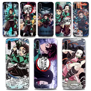 Jaapani Manga ja Anime Demon Slayer Selge Silikoon Kate Samsung Galaxy Märkus 20 Ultra 5G 8 9 10 Lite Plus A50 A70 A20 A01 Juhul 0