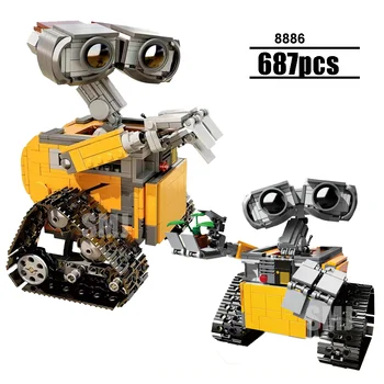 687pcs Ruumi Robot mis ühildub 21303 Laste ehitusplokid Poiss Mänguasjade Kokkupanek Tellised Set Jõulud Kid Kingitus Lapsed Mänguasjad
