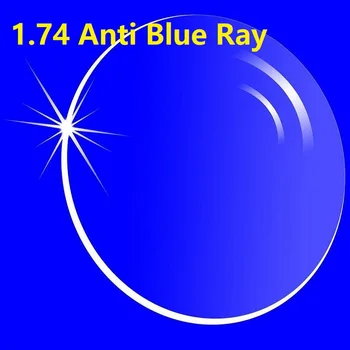1.74 Aspherical Ultra-Õhuke Brändi Anti Blue Ray Prillid, Läätsed Mobiiltelefoni Jõllitama Optiline Lühinägevus Retsepti Objektiivi Silmad