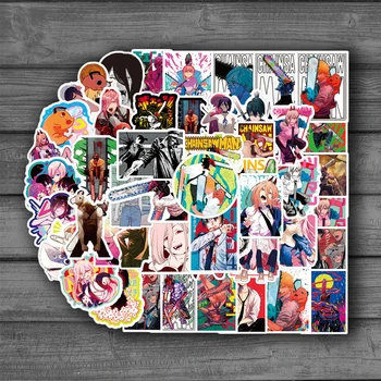 50tk Uus Anime Kleebised Mootorsae Mees Graffiti Vinüül Kleebised Sülearvuti Külmkapp Kohver Rula Telefon Kleebis Pomm Veekindel 0