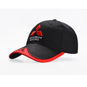 Baseball Cap Mitsubishi logo Tikand Vabaaja Snapback Müts 2019 Uus Mood Kõrge Kvaliteedi Mees Võidusõidu Mootorratas Sport müts