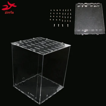 3D-8 LED Cubeeds RGB Akrüül juhul - märkus:cubeeds kast ainult kasutada meie 3d8 värvikas cubeed,suurus on 23x23x h29 cm